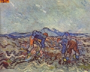 Bauern bei der Arbeit nach van Gogh